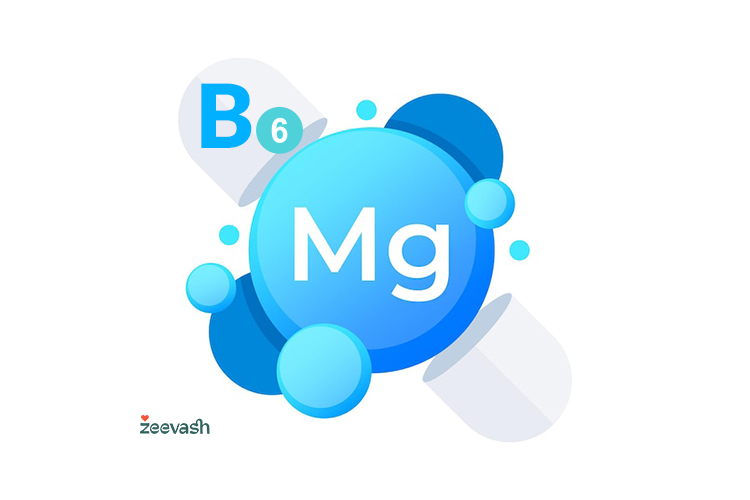 ویتامین ب6 جذب منیزیم را افزایش می‌دهد. 